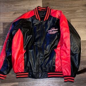 Steve & Barry's Black and Red Bomber Jacket